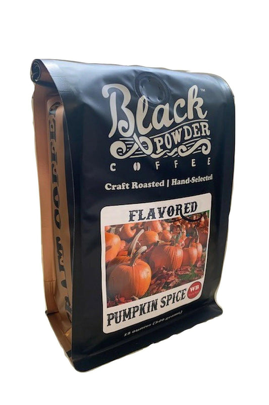 Pumpkin Spice Black Powder Ground Coffee - Doodlations Coffee Bar & Boutique