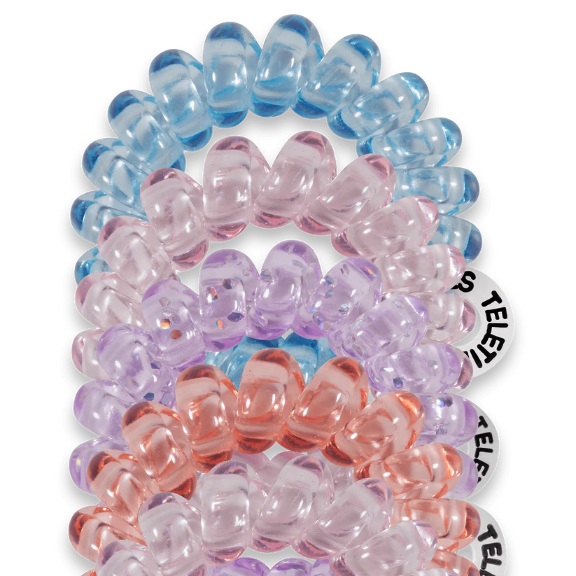 Spiral Hair Coils | Sea Glass | Tiny