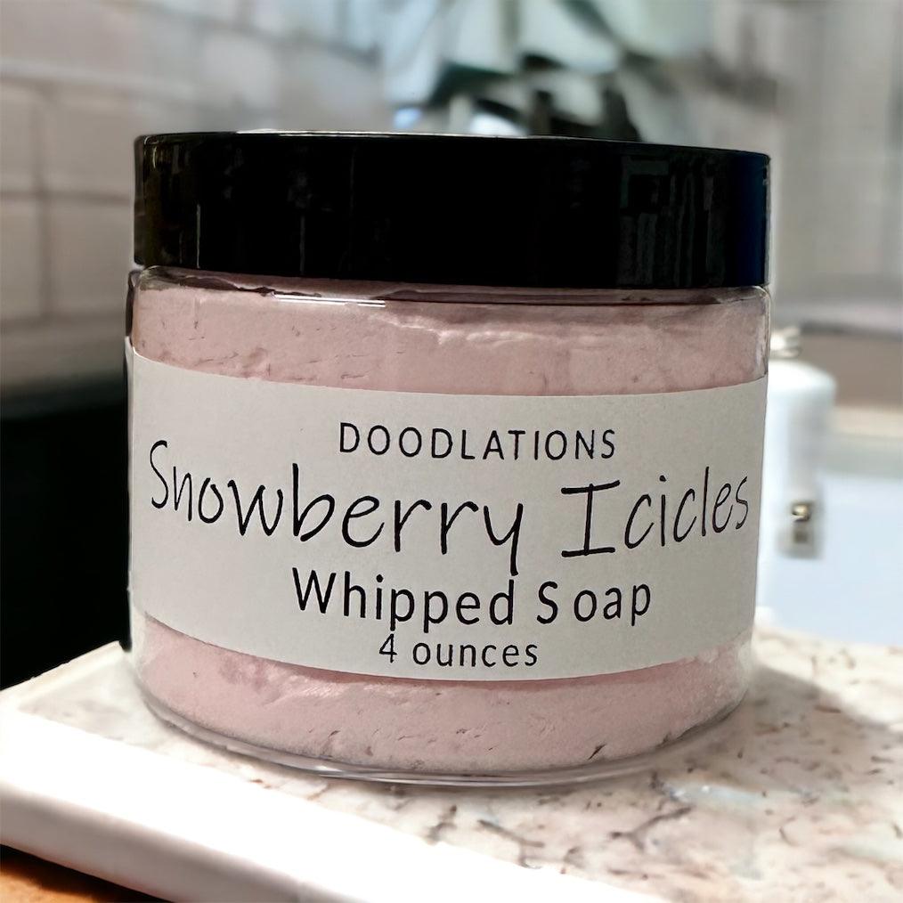 Snowberry Icicles Whipped Soap