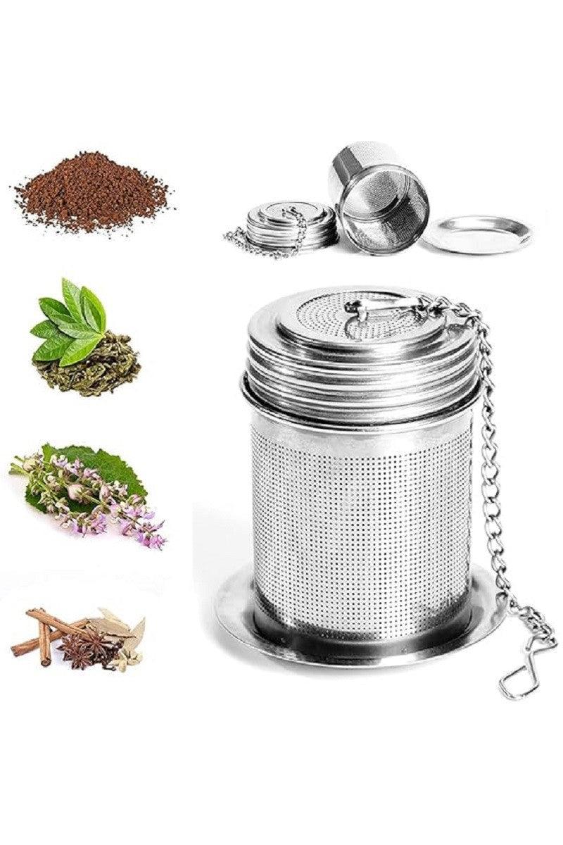 STAINLESS STEEL TEA INFUSER - Doodlations Coffee Bar & Boutique