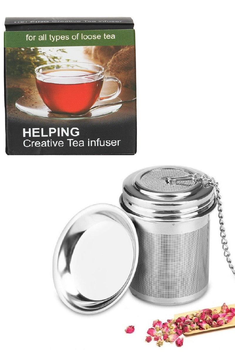 STAINLESS STEEL TEA INFUSER - Doodlations Coffee Bar & Boutique