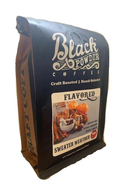 Sweater Weather Black Powder Ground Coffee - Doodlations Coffee Bar & Boutique