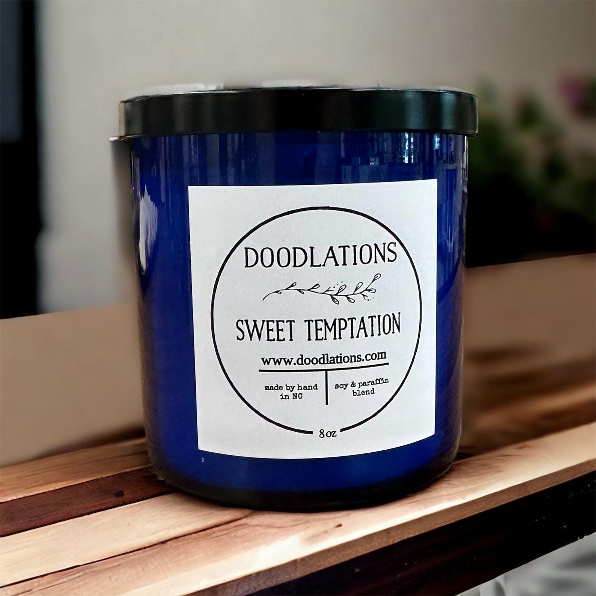 Sweet Temptation Candle - Doodlations Coffee Bar & Boutique