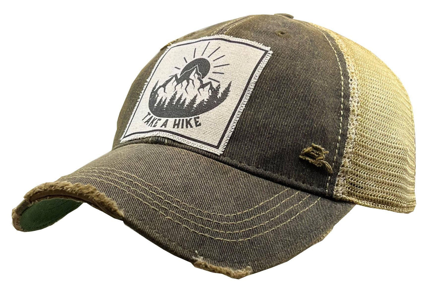 Take A Hike Trucker Hat Baseball Cap - Doodlations Coffee Bar & Boutique