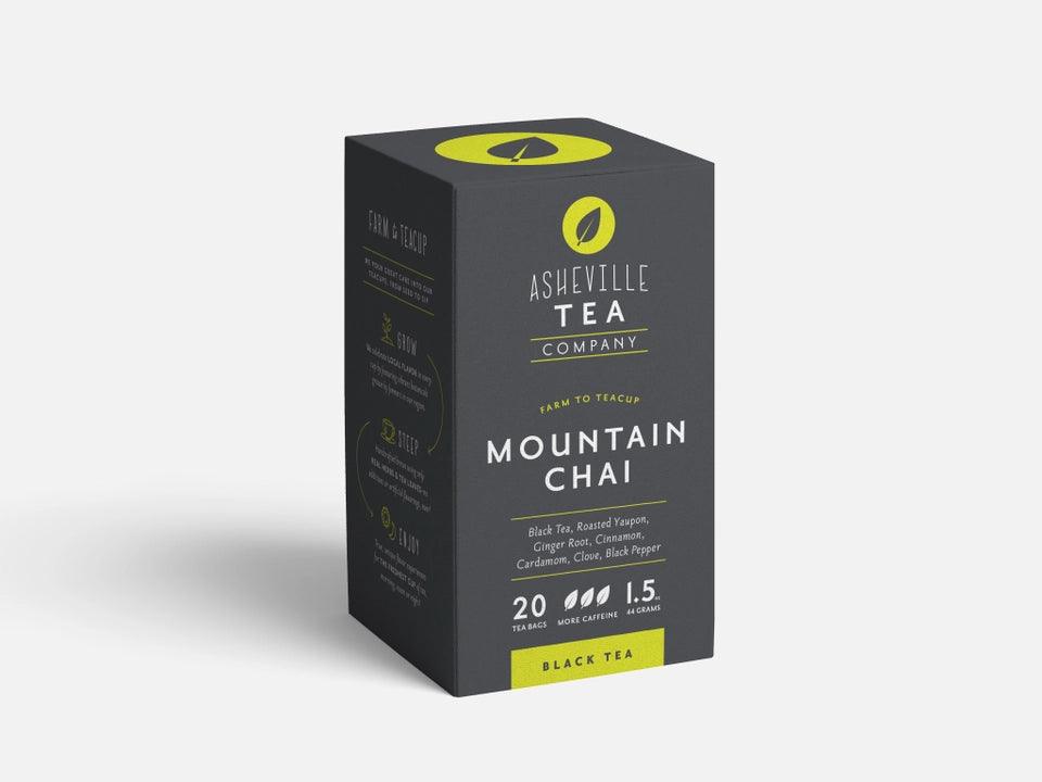 Tea Box with Mountain Chai Individual Tea Bags - Doodlations Coffee Bar & Boutique