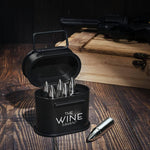 Whiskey Stones Ammunition Box Bullets Stainless Steel - Set - Doodlations Coffee Bar & Boutique