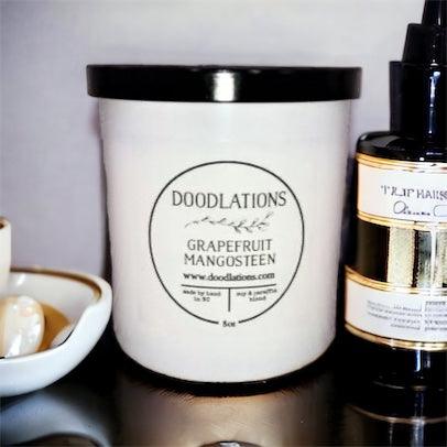 Grapefruit & Mangosteen Candle - Doodlations Coffee Bar & Boutique
