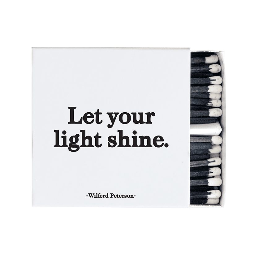 Matchboxes - Let Your Light Shine - Doodlations Coffee Bar & Boutique