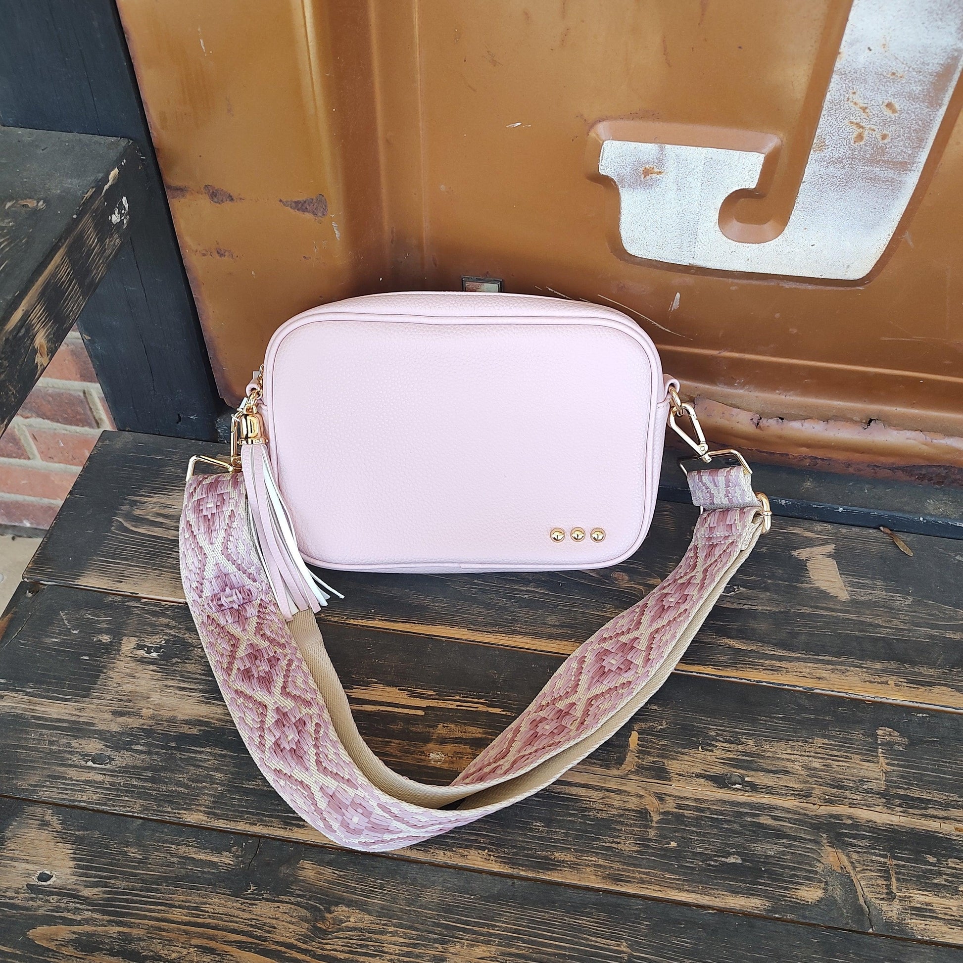 Pink Willow Crossbody Bag - Doodlations Coffee Bar & Boutique