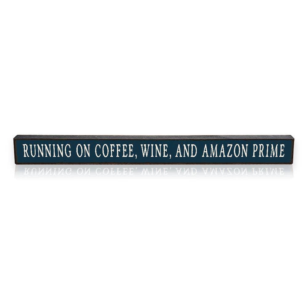 Running On Coffee, Wine - Skinnies® - Doodlations Coffee Bar & Boutique