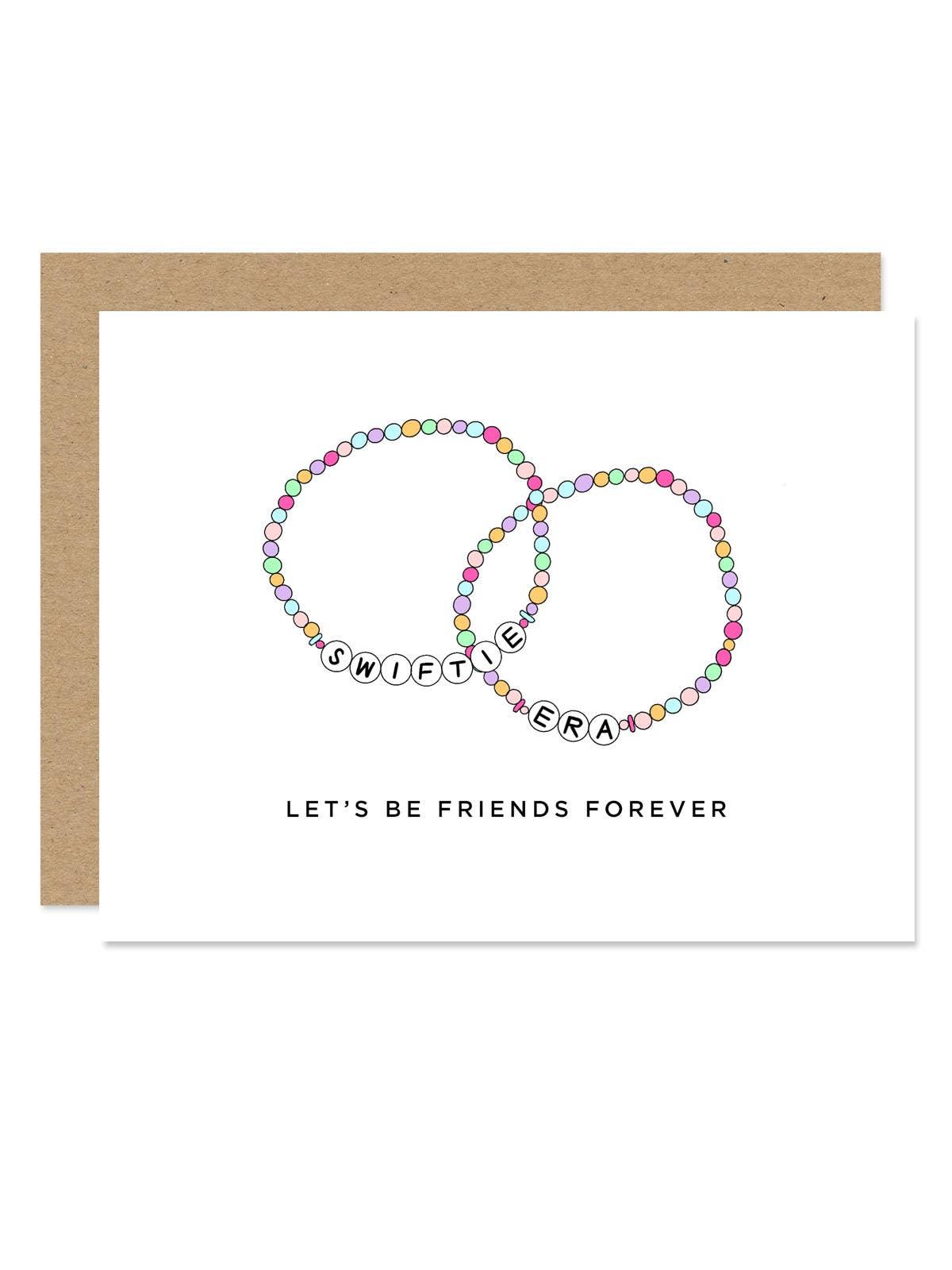 Swiftie Friendship Bracelet Card - Doodlations Coffee Bar & Boutique