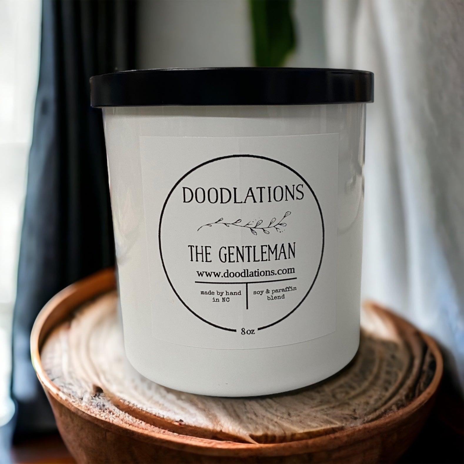 The Gentleman Candle - Doodlations Coffee Bar & Boutique